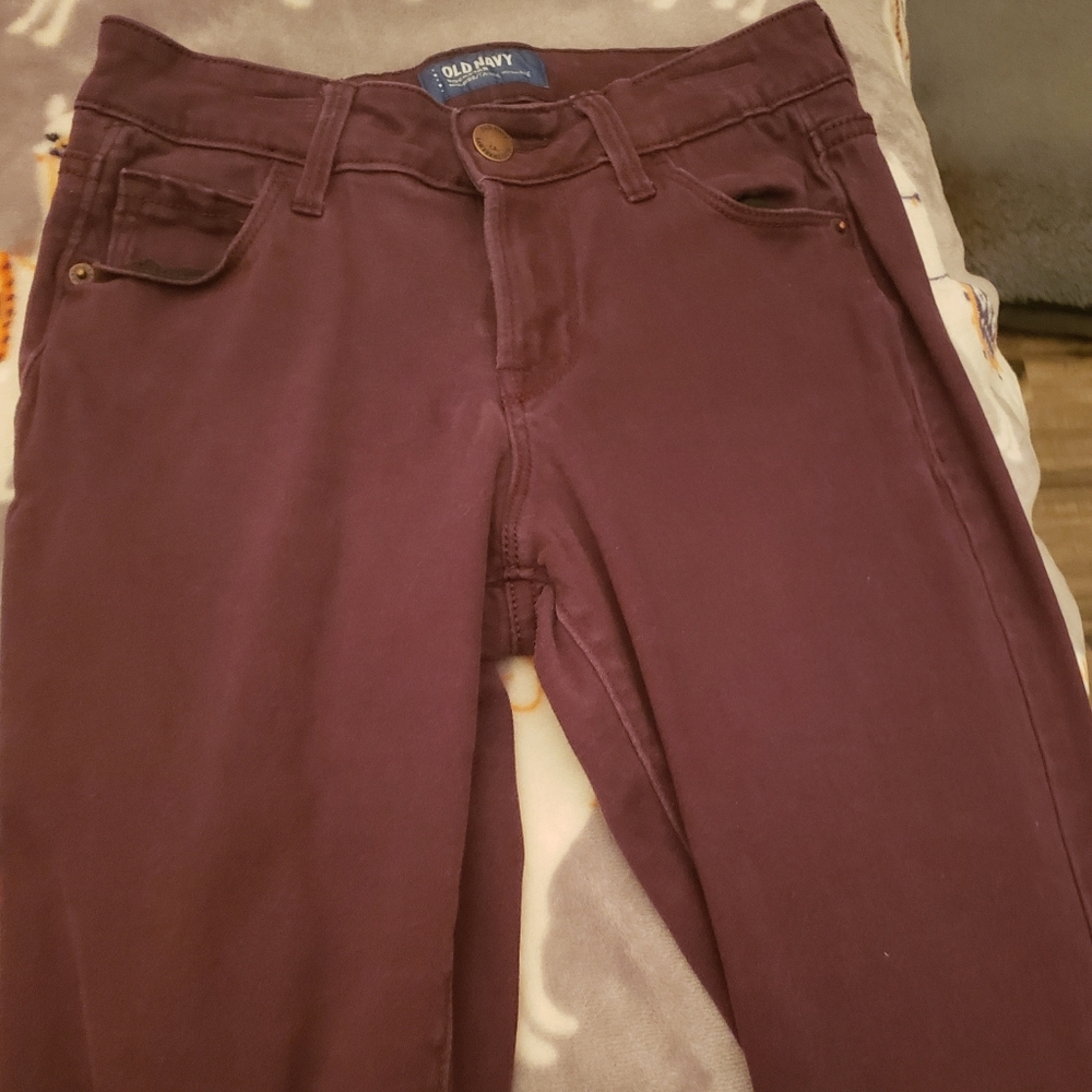 Red Rockstar Midrise Jeans